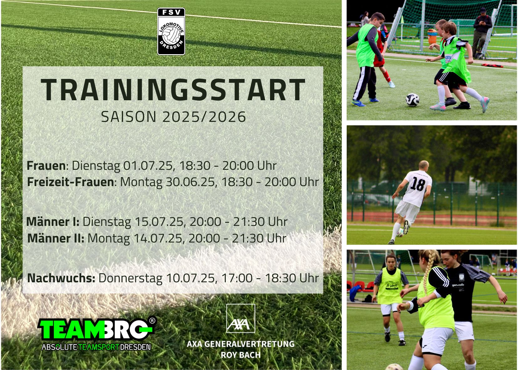 Trainingsstart